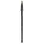 Stylos en plastique coloré avec bouchon Encre bleue BIC® Style Clear couleur gris foncé