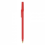 Stylos BIC personnalisés en encre bleue BIC® Round Stic® Colors couleur rouge