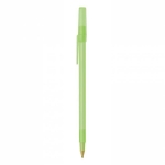 Stylos au design classique avec encre bleue BIC® Round Stic® Clear couleur vert