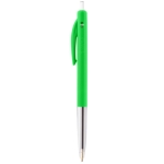 Stylo personnalisé avec bouton poussoir à encre noire BIC® M10® Clip couleur vert