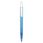 Stylo BIC® Media Clic Clear | Encre bleue couleur bleu