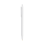 Stylo personnalisé pas cher et durables en encre bleue BIC® Clic Stic couleur blanc vue côté gauche