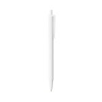 Stylo personnalisé pas cher et durables en encre bleue BIC® Clic Stic couleur blanc vue côté droit