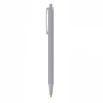 Stylo personnalisé pas cher et durables en encre bleue BIC® Clic Stic couleur gris