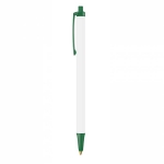 Stylos durables avec encre bleue BIC® Clic Stic Ecolutions® couleur vert