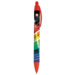 Stylos BIC personnalisés larges avec encre bleue BIC® Wide Body™ couleur rouge