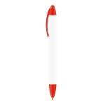 Stylo recyclé personnalisé encre bleue BIC® Wide Body™ Ecolutions® couleur rouge