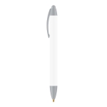 Stylo recyclé personnalisé encre bleue BIC® Wide Body™ Ecolutions® couleur gris