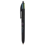 Stylo BIC® 4 Colours Fashion couleur noir