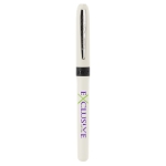 Stylo BIC® Grip Roller | Encre noire couleur blanc
