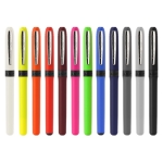 Stylo BIC® Grip Roller | Encre noire couleur blanc