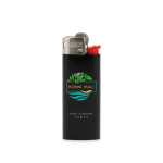 Briquets publicitaires de petite taille BIC® J25 Standard bicolore couleur noir