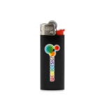 Briquets publicitaires de petite taille BIC® J25 Standard bicolore couleur noir