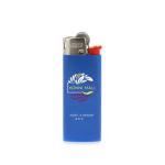 Briquets publicitaires de petite taille BIC® J25 Standard bicolore couleur bleu