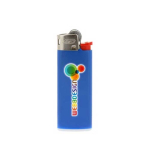 Briquets publicitaires de petite taille BIC® J25 Standard bicolore couleur bleu