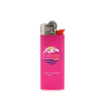 Briquets publicitaires de petite taille BIC® J25 Standard bicolore couleur rose