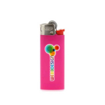 Briquets publicitaires de petite taille BIC® J25 Standard bicolore couleur rose