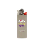 Briquets publicitaires de petite taille BIC® J25 Standard bicolore couleur taupe
