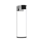 Briquet électrique personnalisé en couleur BIC® J38 Chrome Hood couleur blanc/noir
