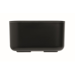 Lunch box en PP avec support pour téléphone Bon Appetit couleur noir quatrième vue