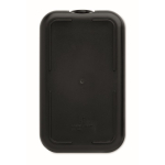 Lunch box en PP avec support pour téléphone Bon Appetit couleur noir cinquième vue