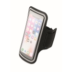 Brassard sportif personnalisé pour smartphone en néoprène Colors Plus couleur noir