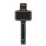 Brassard sportif personnalisé pour smartphone en néoprène Colors Plus couleur noir deuxième vue