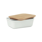 Lunch box de couleur en PP avec couvercle en bambou 1L Mix Bamboo