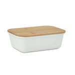 Lunch box de couleur en PP avec couvercle en bambou 1L Mix Bamboo