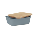 Lunch box de couleur en PP avec couvercle en bambou 1L Mix Bamboo
