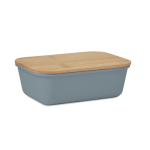 Lunch box de couleur en PP avec couvercle en bambou 1L Mix Bamboo