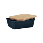 Lunch box de couleur en PP avec couvercle en bambou 1L Mix Bamboo