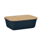 Lunch box de couleur en PP avec couvercle en bambou 1L Mix Bamboo
