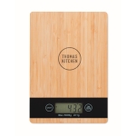 Balance de cuisine personnalisé numérique bambou jusqu'à 5kg Natura couleur bois troisième vue principale