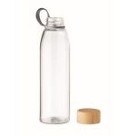 Bouteille en verre personnalisée sans fuites 500 ml Crystal Fjord couleur transparent troisième vue