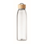 Bouteille en verre personnalisée sans fuites 500 ml Crystal Fjord couleur transparent quatrième vue