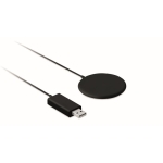 Chargeur sans fil personnalisable magnétique Slim charge rapide Circle couleur noir troisième vue
