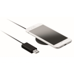 Chargeur sans fil personnalisable magnétique Slim charge rapide Circle couleur noir quatrième vue