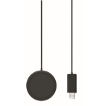 Chargeur sans fil personnalisable magnétique Slim charge rapide Circle couleur noir sixième vue