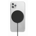 Chargeur sans fil personnalisable magnétique Slim charge rapide Circle couleur noir septième vue