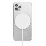 Chargeur sans fil personnalisable magnétique Slim charge rapide Circle couleur blanc septième vue
