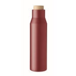 Gourde isotherme personnalisée de qualité sans fuites 500 ml Contempo couleur bordeaux