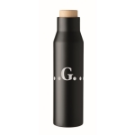 Gourde isotherme personnalisée de qualité sans fuites 500 ml Contempo couleur noir deuxième vue principale
