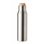 Gourde isotherme personnalisée de qualité sans fuites 500 ml Contempo couleur argenté mat