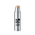 Gourde isotherme personnalisée de qualité sans fuites 500 ml Contempo vue avec zone d'impression