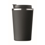 Mug isotherme inox personnalisable anti-fuite 350ml Elegant couleur noir quatrième vue