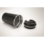 Mug isotherme inox personnalisable anti-fuite 350ml Elegant couleur noir vue photographique