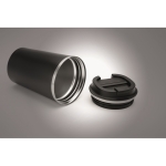 Mug isotherme inox personnalisable anti-fuite 350ml Elegant couleur noir vue photographique