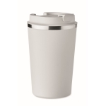 Mug isotherme inox personnalisable anti-fuite 350ml Elegant couleur blanc