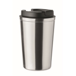 Mug isotherme inox personnalisable anti-fuite 350ml Elegant couleur argenté mat